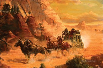 Carson Danger Road west America Oil Paintings